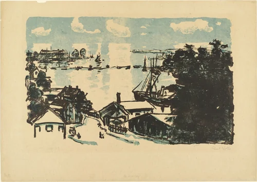 Near Sonderburg (Bei Sonderburg) by Emil Nolde, print, 1907