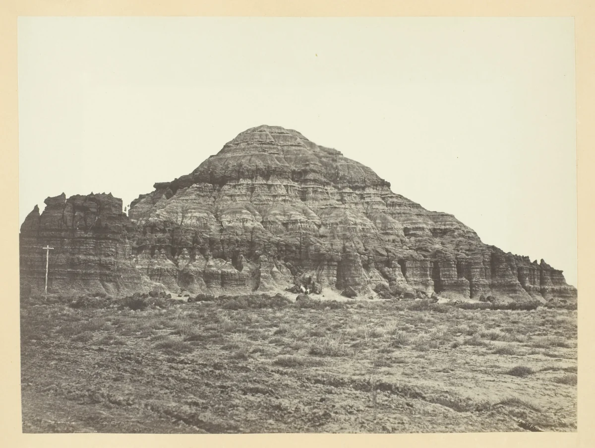 Church Buttes, Near Fort Bridger, Wyoming Territory by Andrew J. Russell, photograph, 1868-1869