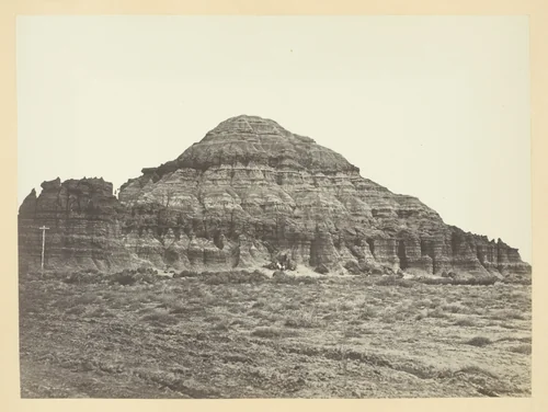 Church Buttes, Near Fort Bridger, Wyoming Territory by Andrew J. Russell, photograph, 1868-1869