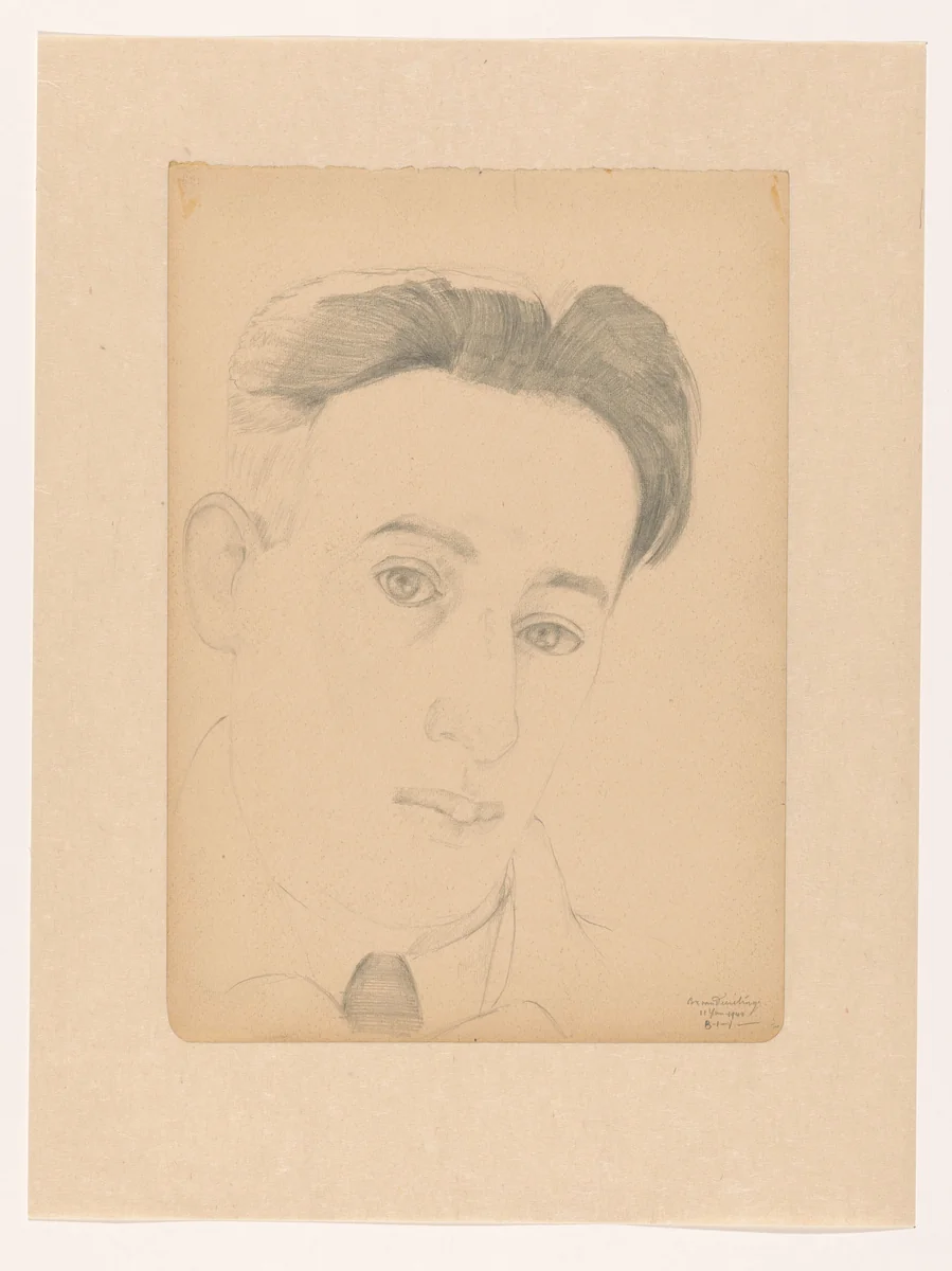 Untitled by Cor van Teeseling, drawing, 1942