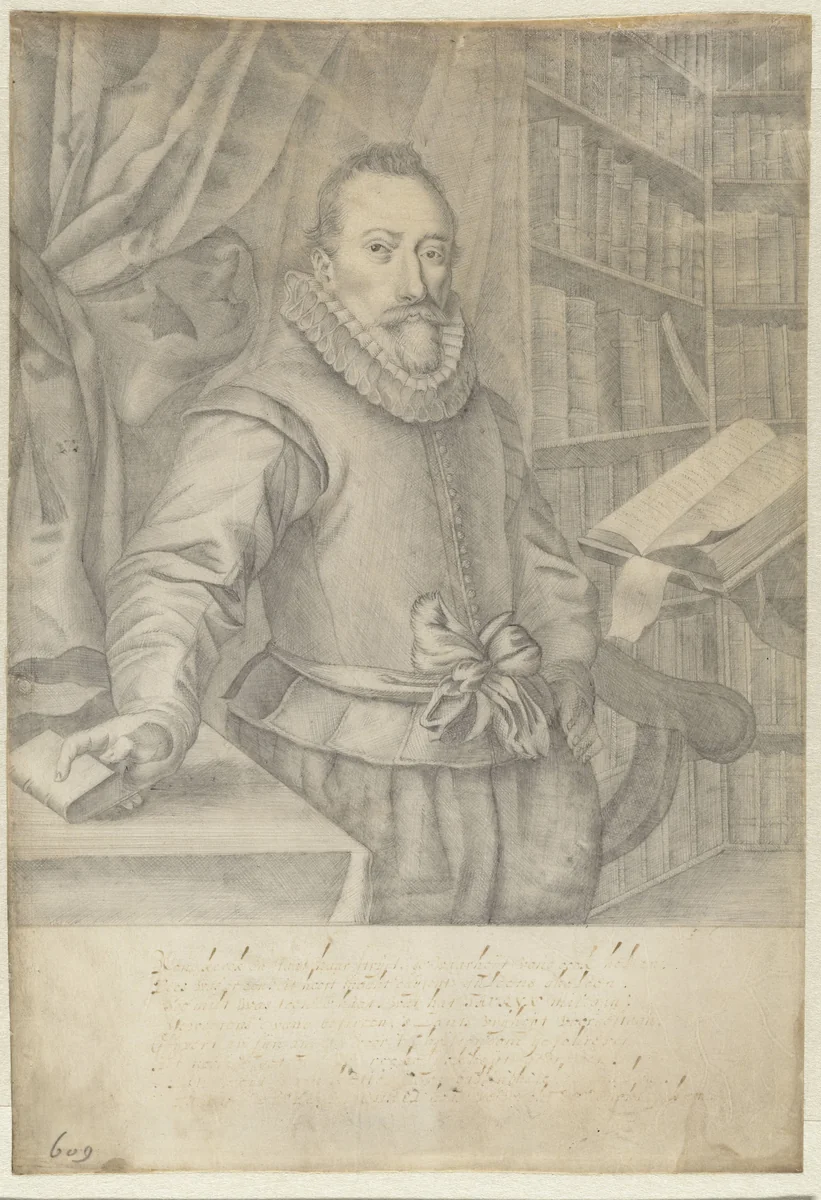 Portret van Jacob Taurinus by anonymous, drawing, 1650-1700