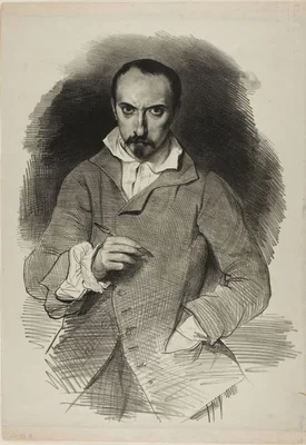Portrait of Achille Devéria