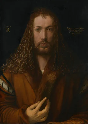 Portrait of Albrecht Dürer, German artist (1471-1528)