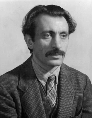 Portrait of Arshile Gorky, Armenian-American artist (1904-1948)