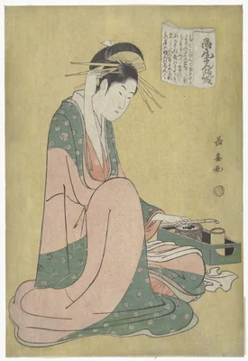 Portrait of Eishosai Choki