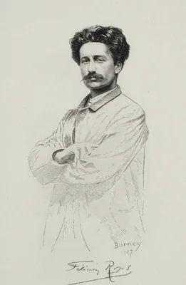 Portrait of Félicien Rops