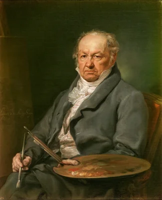Portrait of Francisco Goya, Spanish artist (1746-1828)