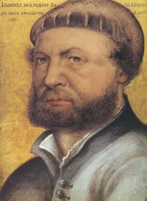 Portrait of Hans Holbein the Younger, German artist (1497-1543)
