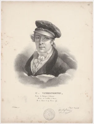 Portrait of Hendrik Jozef Franciscus van der Poorten