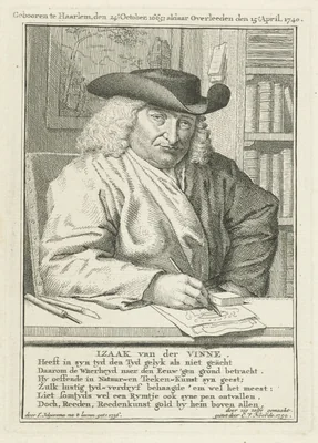 Portrait of Isaac Vincentsz. van der Vinne