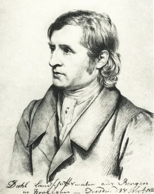Portrait of Johan Christian Dahl