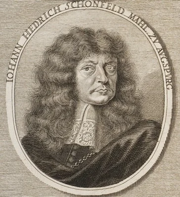 Portrait of Johann Heinrich Schönfeld