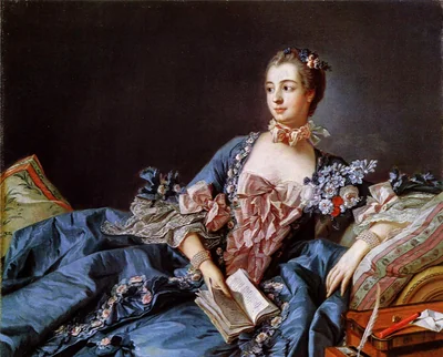 Portrait of Madame la Marquise de Pompadour