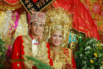 Portrait of Minangkabau people