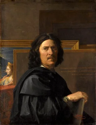 Portrait of Nicolas Poussin, French artist (1594-1665)
