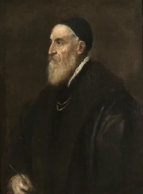 Portrait of Titian, Italian artist (1488-1576)