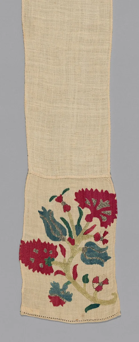 Sash or Scarf Fragment (?) by Turkey, textile, 1601-1700
