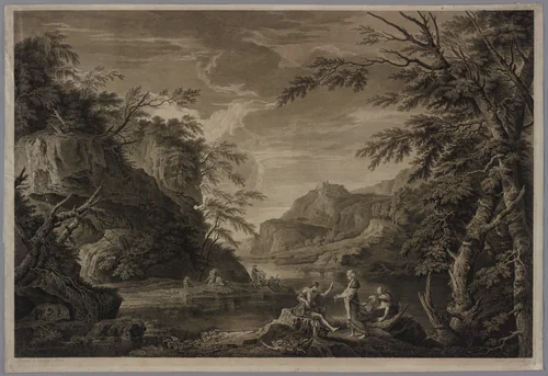 Apollo and the Sibyl by John Browne, print, 1779