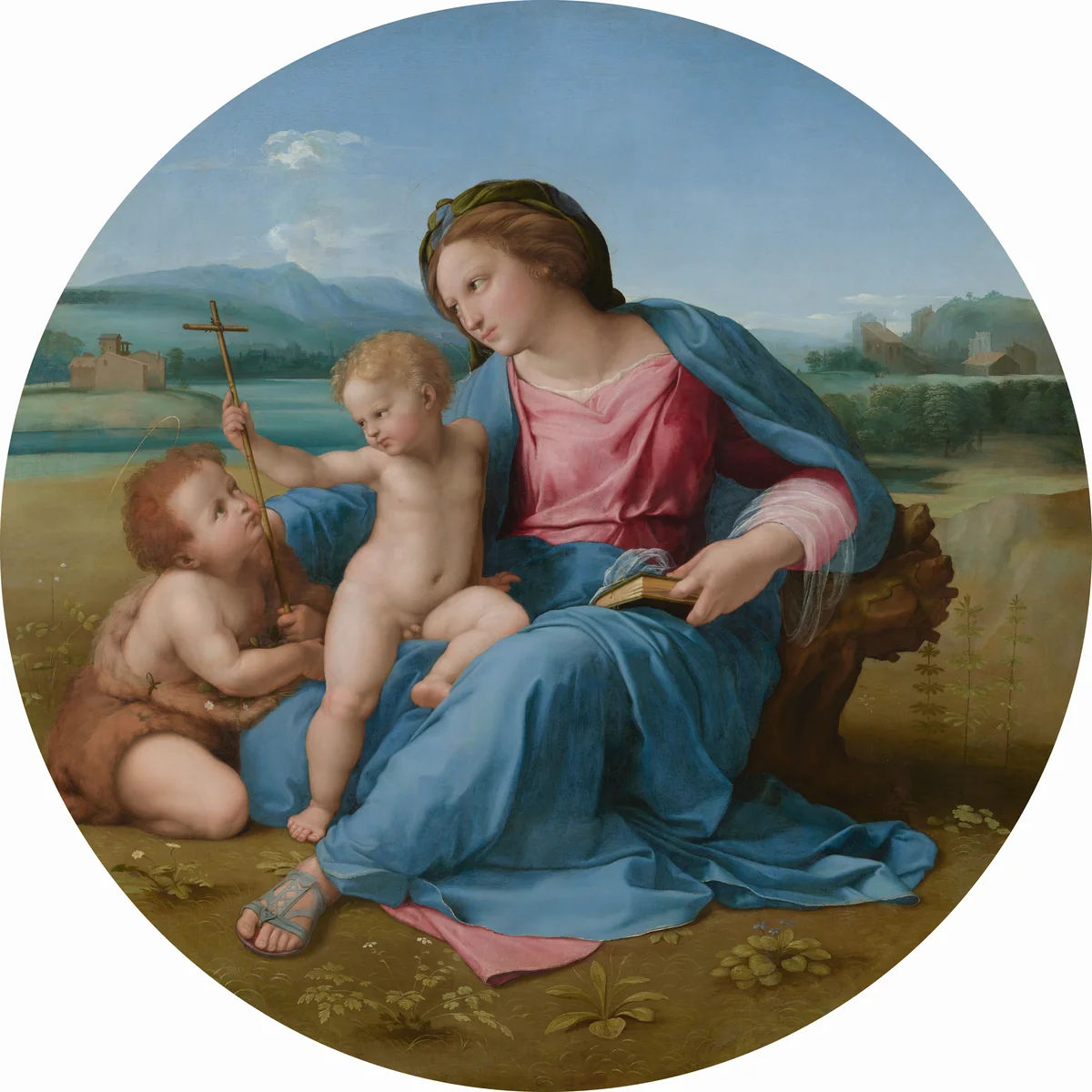 The Alba Madonna by Raphael, painting, 1510