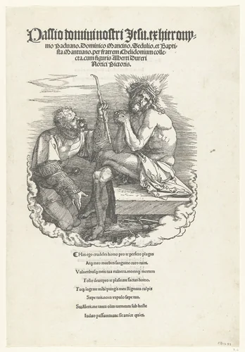 Christus als Man van Smarten, bespot door een soldaat by Unknown, print, 1511
