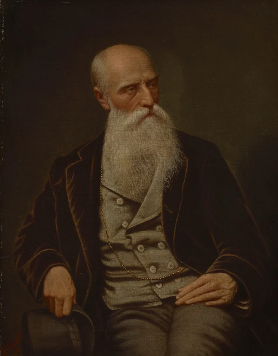 William Morris Hunt by Thomas Bayley Lawson, painting, 1879
