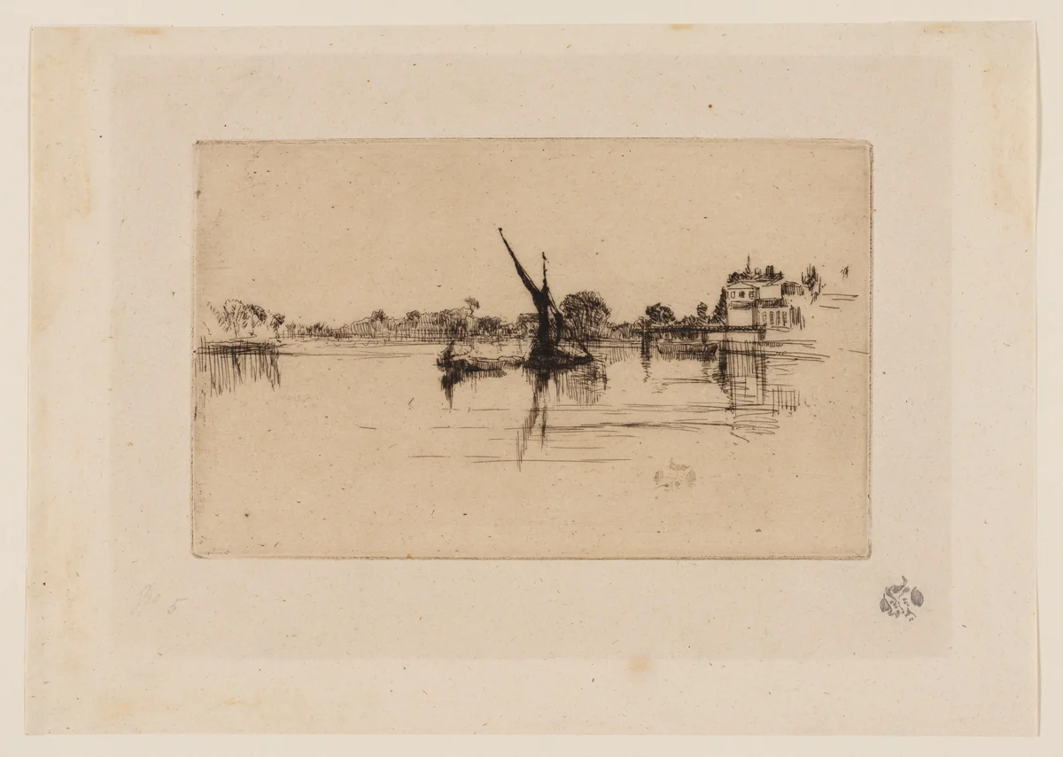 The Little Putney by James McNeill Whistler, print, 1879