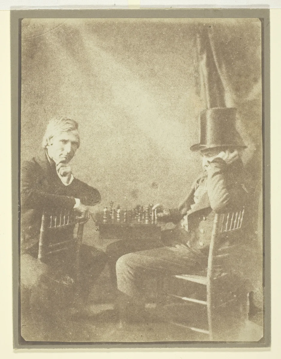 The Chess Players by William Henry Fox Talbot, photograph, 1847