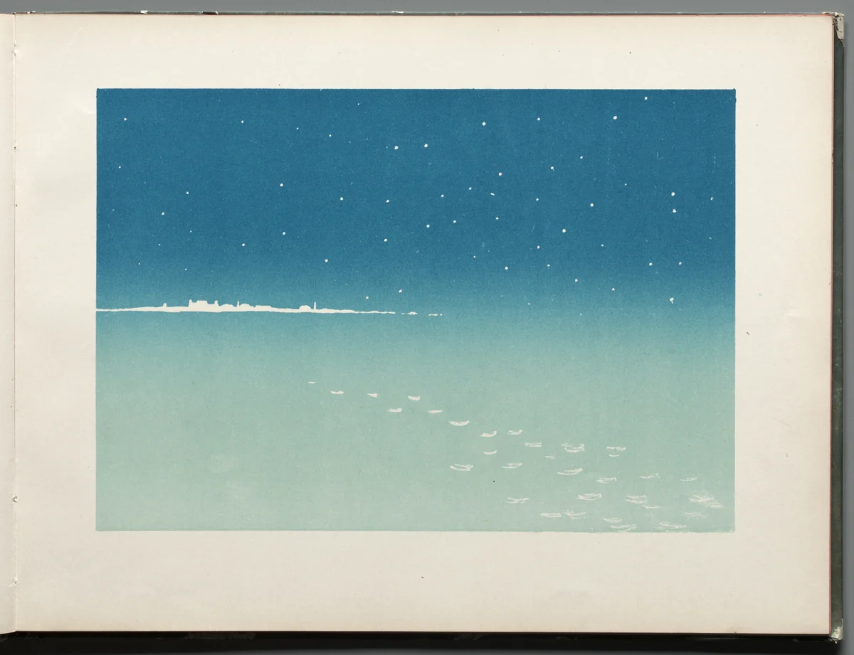 The Progress of the Stars: Overture by Henri Rivière, book, 1890