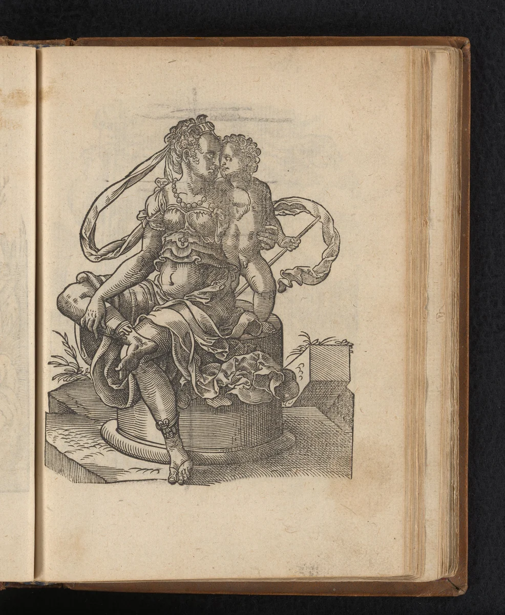 Caritas by Unknown, print, 1578