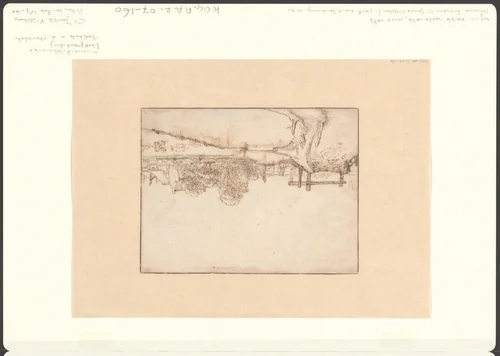 Gezicht op de draaiboom aan de Amstel by Claes Jansz Visscher, drawing, 1607