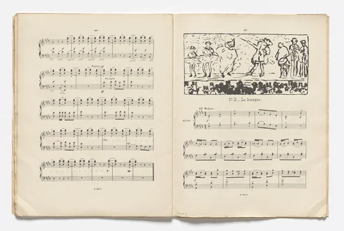 Fair Booth (La Baraque) (headpiece, page 41) from Petites scènes familières by Pierre Bonnard, illustrated book, 1893