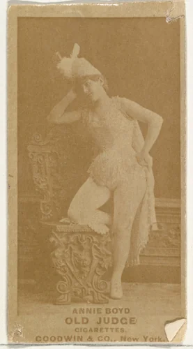 Annie Boyd, from the Actors and Actresses series (N171) for Old Judge Cigarettes by Goodwin & Company, photograph, 1886-1890