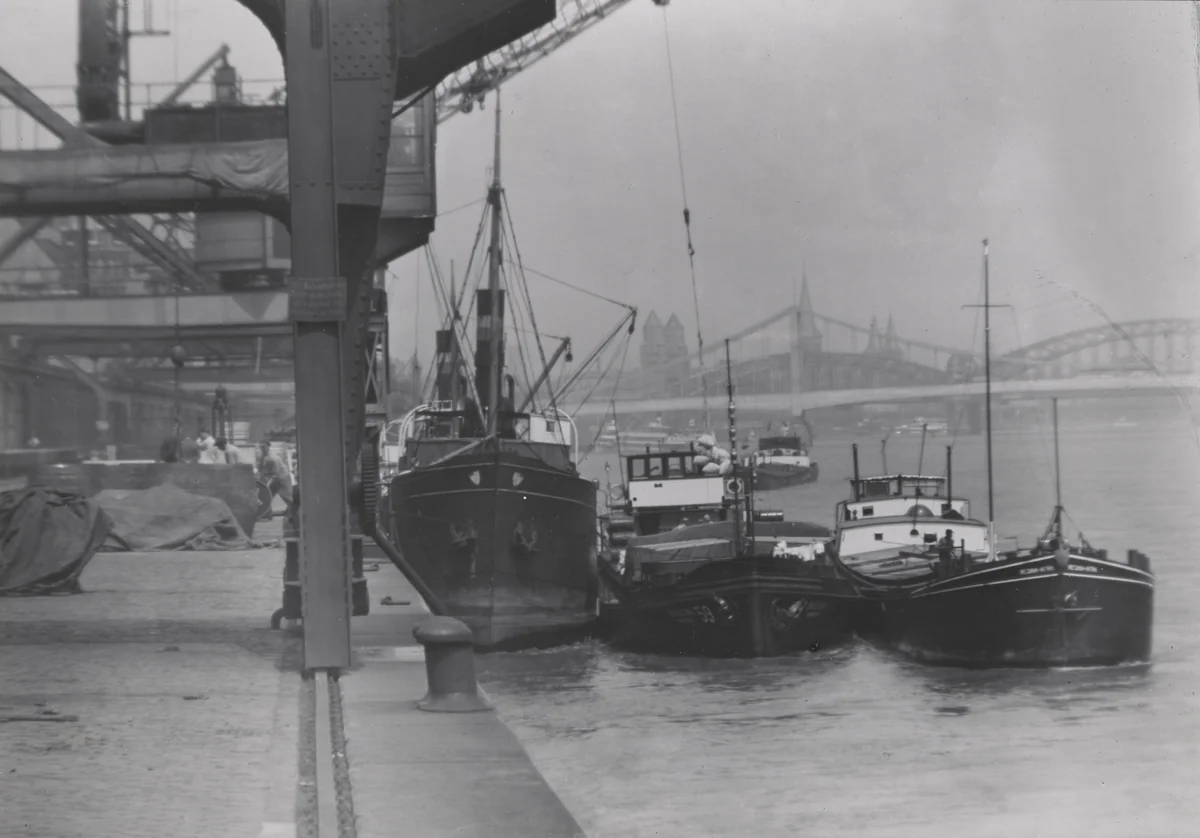 The Harbor by August Sander, photograph, 1923
