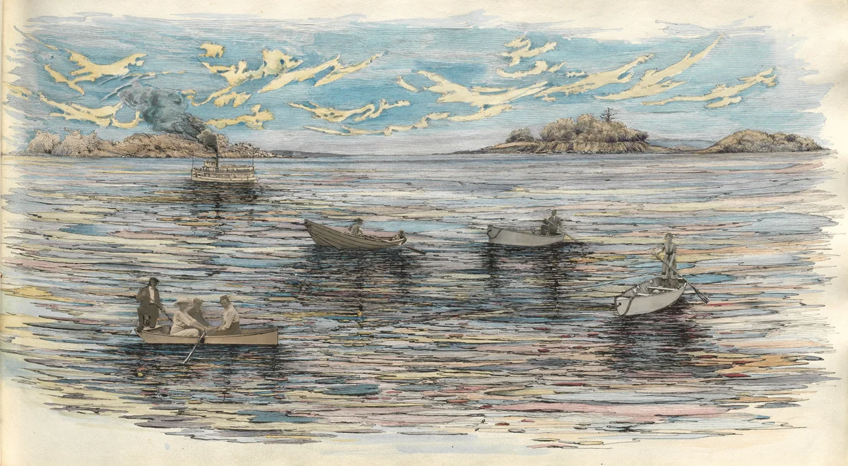 Untitled (page from album titled "July 1913") by Charles Norman Sladen, photograph, 1913