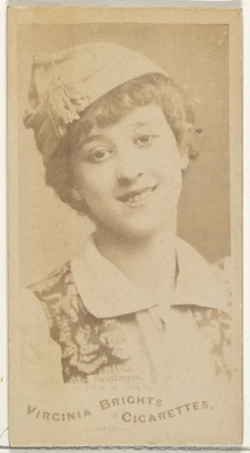 Bonifazzio, from the Actors and Actresses series (N45, Type 1) for Virginia Brights Cigarettes by Allen & Ginter, photograph, 1885-1891