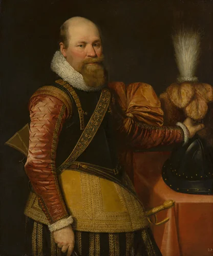 Portrait of an Officer by Jan Anthonisz. van Ravesteyn, painting