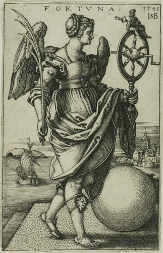 Fortune by Sebald Beham, print, 1541