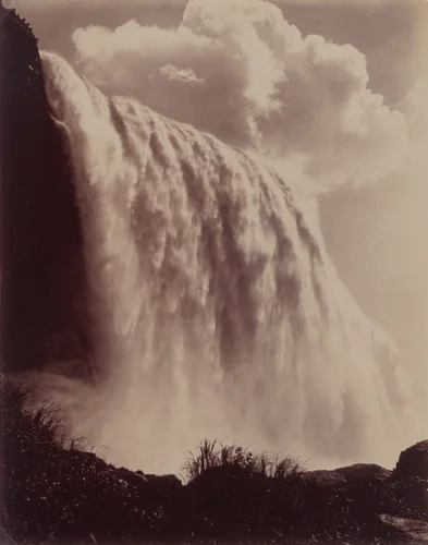 Niagara Falls by Charles Bierstadt, photograph, 1875-1885
