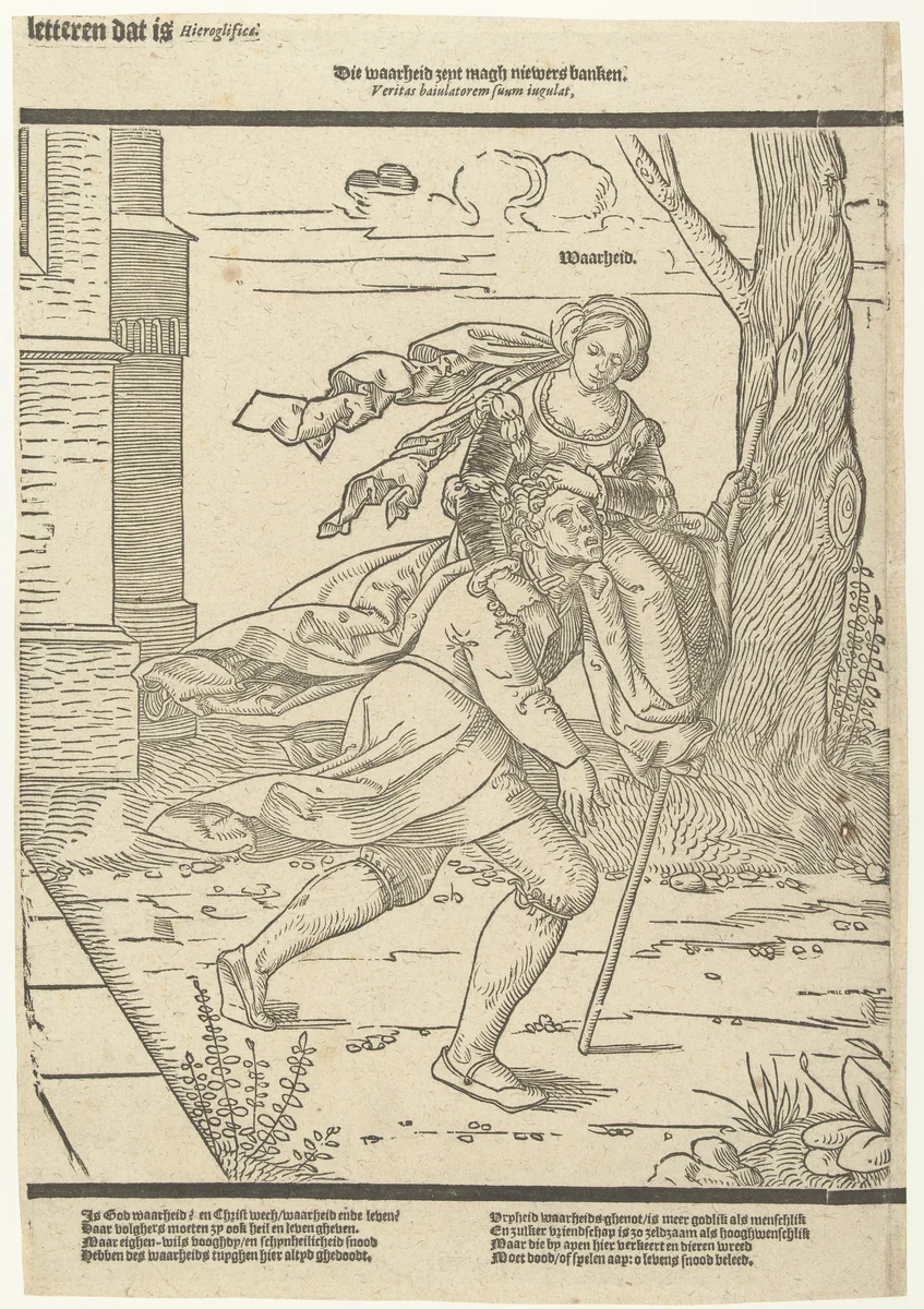 De waarheid by anonymous, print, 1520-1560