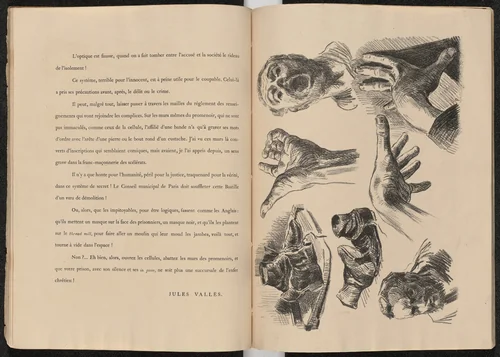 Plate (facing page 10) from Mazas by Maximilien Luce, illustrated book, 1894