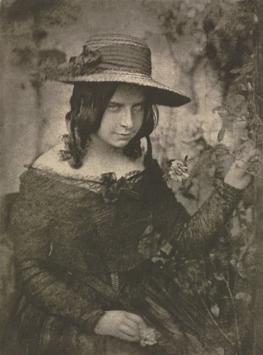 Camera Work: Girl in Straw Hat by David Octavius Hill, book, 1912