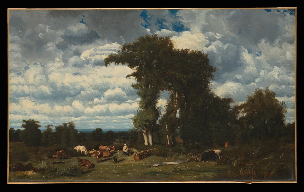 Landscape with Cattle at Limousin by Jules Dupré, painting, 1837