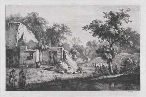 The Little Hermitage by Jean Jacques de Boissieu, print, 1793