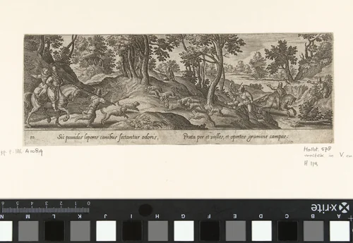 Hazenjacht by Unknown, print, 1582-1633