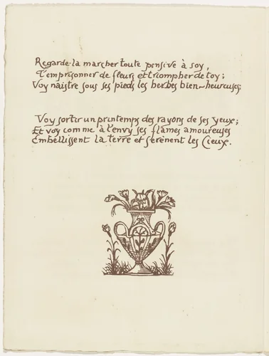 Tailpiece (folio 110 verso) from Les Amours (The Loves) by Émile Bernard, illustrated book, 1915