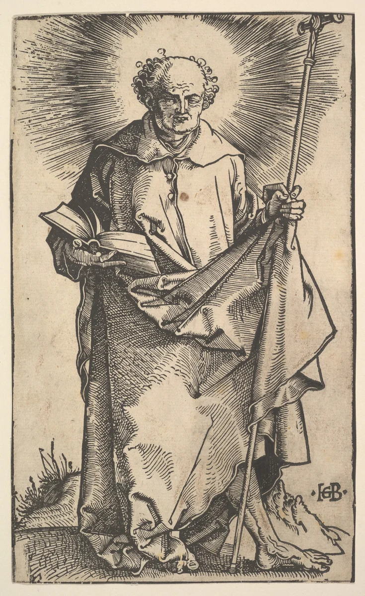 St. Philip, from "Christ and the Apostles" by Hans Baldung, print, 1519