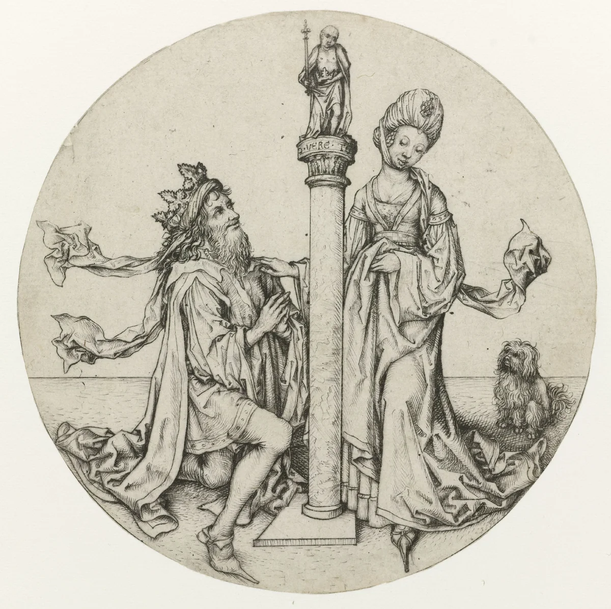 Untitled by Meester van het Amsterdamse Kabinet, print, 1483-1487