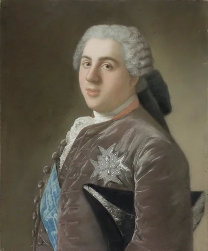 Louis de Bourbon, Dauphin of France by Jean-Etienne Liotard, drawing, 1749-1750