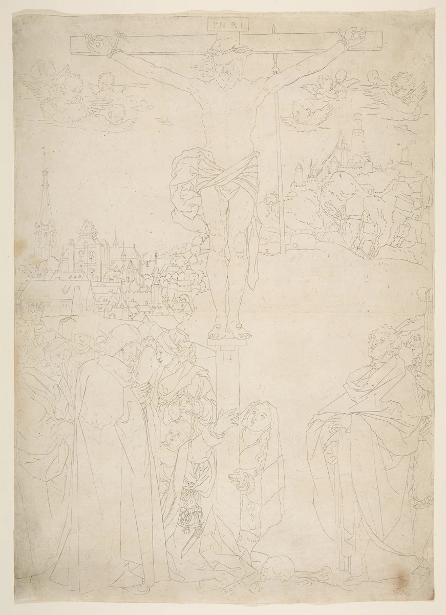The Crucifixion by Albrecht Dürer, print, 1485-1600