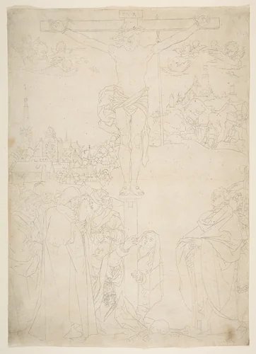 The Crucifixion by Albrecht Dürer, print, 1485-1600